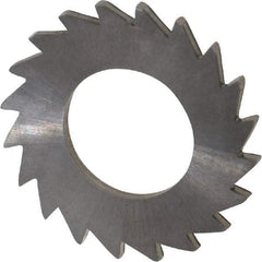 Made in USA - 1" Diam x 1/16" Blade Thickness x 1/2" Arbor Hole Diam, 20 Tooth Slitting and Slotting Saw - Arbor Connection, Solid Carbide, Concave Ground - USA Tool & Supply