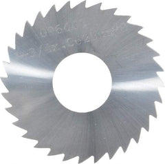 Made in USA - 1-3/4" Diam x 1/16" Blade Thickness x 5/8" Arbor Hole Diam, 32 Tooth Slitting and Slotting Saw - Arbor Connection, Solid Carbide, Concave Ground - USA Tool & Supply