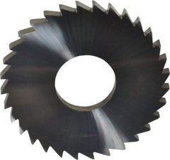 Made in USA - 1-3/4" Diam x 1/8" Blade Thickness x 5/8" Arbor Hole Diam, 32 Tooth Slitting and Slotting Saw - Arbor Connection, Solid Carbide, Concave Ground - USA Tool & Supply