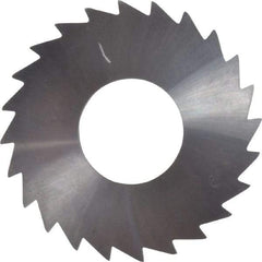 Made in USA - 1-1/4" Diam x 1/16" Blade Thickness x 1/2" Arbor Hole Diam, 24 Tooth Slitting and Slotting Saw - Arbor Connection, Right Hand, Uncoated, Solid Carbide, Concave Ground - USA Tool & Supply