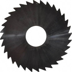 Made in USA - 1-3/4" Diam x 0.0313" Blade Thickness x 1/2" Arbor Hole Diam, 32 Tooth Slitting and Slotting Saw - Arbor Connection, Uncoated, Solid Carbide, Concave Ground - USA Tool & Supply