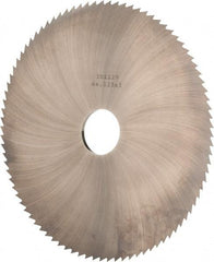 Made in USA - 6" Diam x 1/8" Blade Thickness x 1" Arbor Hole Diam, 120 Tooth Slitting and Slotting Saw - Arbor Connection, Solid Carbide, Concave Ground - USA Tool & Supply