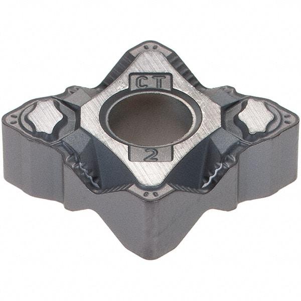 Kennametal - CNMG432 CT Grade KC5010 Carbide Turning Insert - TiAlN Finish, 80° Diamond, 1/2" Inscr Circle, 3/16" Thick, 1/32" Corner Radius - USA Tool & Supply