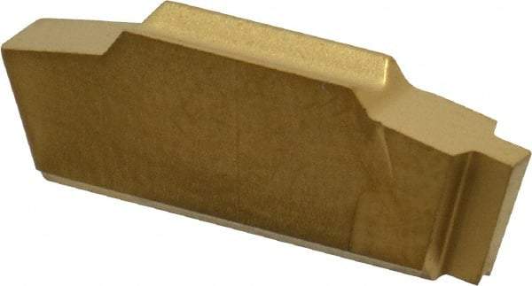 Seco - LCGN, 0.045" Cutting Width, FG, CP500 Grade, Single End Multi-Directional Turning Insert - TiAlN, TiN Coated - USA Tool & Supply