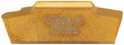 Seco - LCGN, 0.118" Cutting Width, RR, CP500 Grade, Single End Multi-Directional Turning Insert - TiAlN, TiN Coated, Full Radius - USA Tool & Supply