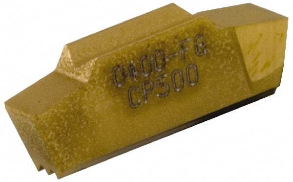 Seco - LCGN, 0.173" Cutting Width, FG, CP500 Grade, Single End Multi-Directional Turning Insert - TiAlN, TiN Coated - USA Tool & Supply