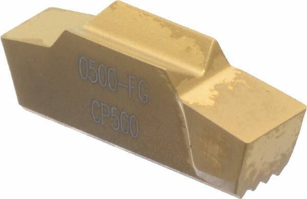 Seco - LCGN, 0.197" Cutting Width, FG, CP500 Grade, Single End Multi-Directional Turning Insert - TiAlN, TiN Coated - USA Tool & Supply