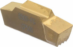 Seco - LCGN, 0.197" Cutting Width, FG, CP500 Grade, Single End Multi-Directional Turning Insert - TiAlN, TiN Coated - USA Tool & Supply