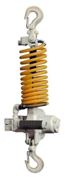 Coffing - 300 Lb Load Limit, 6-1/2' Max Height Air Chain Hoist - 36 FPM Lift Speed, - USA Tool & Supply