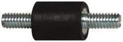Tech Products - 4 Lb Capacity, 8-32 Stud/Stud Vibration Isolator - 3/8" Diam, 1/2" High - USA Tool & Supply