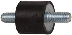 Tech Products - 16 Lb Capacity, 10-32 Stud/Stud Vibration Isolator - 9/16" Diam, 1/2" High - USA Tool & Supply