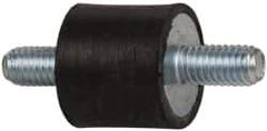 Tech Products - 16 Lb Capacity, 10-32 Stud/Stud Vibration Isolator - 9/16" Diam, 1/2" High - USA Tool & Supply