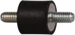 Tech Products - 18 Lb Capacity, 10-32 Stud/Stud Vibration Isolator - 9/16" Diam, 1/2" High - USA Tool & Supply