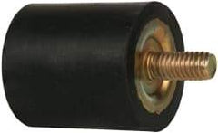 Tech Products - 100 Lb Capacity, 5/16-18 Plate/Stud Vibration Isolator - 1-3/8" Diam, 1-1/2" High - USA Tool & Supply