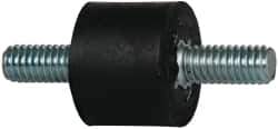 Tech Products - 44 Lb Capacity, 5/16-18 Stud/Stud Vibration Isolator - 1" Diam, 3/4" High - USA Tool & Supply