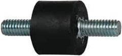 Tech Products - 44 Lb Capacity, 5/16-18 Stud/Stud Vibration Isolator - 1" Diam, 3/4" High - USA Tool & Supply