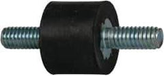 Tech Products - 58 Lb Capacity, 5/16-18 Stud/Stud Vibration Isolator - 1" Diam, 3/4" High - USA Tool & Supply