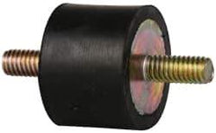 Tech Products - 74 Lb Capacity, 5/16-18 Stud/Stud Vibration Isolator - 1-3/8" Diam, 1" High - USA Tool & Supply
