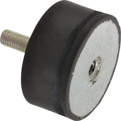 Tech Products - 980 Lb Capacity, 1/2-13 Plate/Stud Vibration Isolator - 3-1/8" Diam, 1-1/2" High - USA Tool & Supply