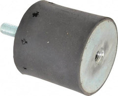 Tech Products - 250 Lb Capacity, 1/2-13 Plate/Stud Vibration Isolator - 3-1/8" Diam, 3" High - USA Tool & Supply