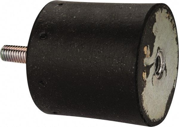 Tech Products - 690 Lb Capacity, 1/2-13 Plate/Stud Vibration Isolator - 3-1/8" Diam, 3" High - USA Tool & Supply