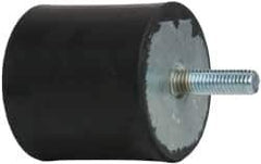 Tech Products - 910 Lb Capacity, 1/2-13 Plate/Stud Vibration Isolator - 3-1/8" Diam, 3" High - USA Tool & Supply