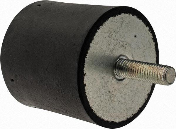 Tech Products - 1190 Lb Capacity, 1/2-13 Plate/Stud Vibration Isolator - 3-1/8" Diam, 3" High - USA Tool & Supply