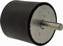 Tech Products - 1190 Lb Capacity, 1/2-13 Plate/Stud Vibration Isolator - 3-1/8" Diam, 3" High - USA Tool & Supply