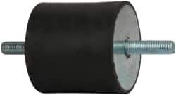 Tech Products - 910 Lb Capacity, 1/2-13 Stud/Stud Vibration Isolator - 3-1/8" Diam, 3" High - USA Tool & Supply