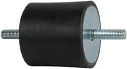 Tech Products - 1190 Lb Capacity, 1/2-13 Stud/Stud Vibration Isolator - 3-1/8" Diam, 3" High - USA Tool & Supply