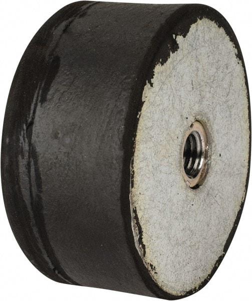 Tech Products - 1260 Lb Capacity, 1/2-13 Plate/Plate Vibration Isolator - 3-1/8" Diam, 1-1/2" High - USA Tool & Supply