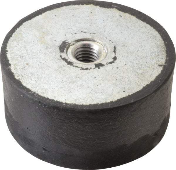 Tech Products - 1550 Lb Capacity, 1/2-13 Plate/Plate Vibration Isolator - 3-1/8" Diam, 1-1/2" High - USA Tool & Supply