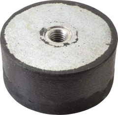 Tech Products - 1550 Lb Capacity, 1/2-13 Plate/Plate Vibration Isolator - 3-1/8" Diam, 1-1/2" High - USA Tool & Supply