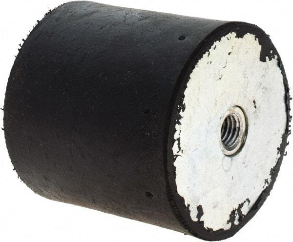 Tech Products - 410 Lb Capacity, 1/2-13 Plate/Plate Vibration Isolator - 3-1/8" Diam, 3" High - USA Tool & Supply