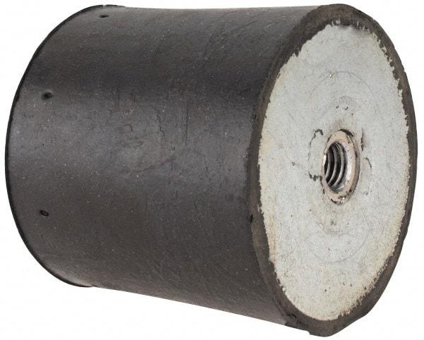 Tech Products - 1190 Lb Capacity, 1/2-13 Plate/Plate Vibration Isolator - 3-1/8" Diam, 3" High - USA Tool & Supply