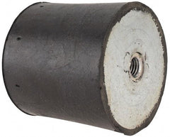 Tech Products - 1190 Lb Capacity, 1/2-13 Plate/Plate Vibration Isolator - 3-1/8" Diam, 3" High - USA Tool & Supply