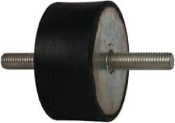 Tech Products - 360 Lb Capacity, M12 Stud/Stud Vibration Isolator - 79mm Diam, 38mm High - USA Tool & Supply