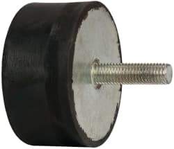 Tech Products - 760 Lb Capacity, M12 Plate/Plate Vibration Isolator - 79mm Diam, 38mm High - USA Tool & Supply