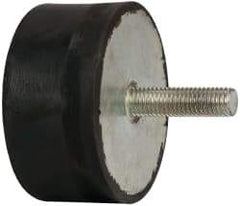 Tech Products - 760 Lb Capacity, M12 Plate/Plate Vibration Isolator - 79mm Diam, 38mm High - USA Tool & Supply