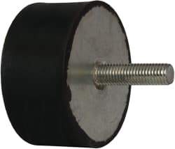 Tech Products - 1815 Lb Capacity, M12 Plate/Stud Vibration Isolator - 79mm Diam, 38mm High - USA Tool & Supply