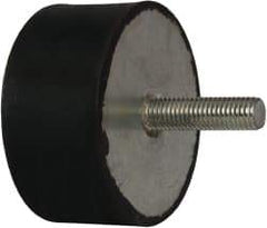 Tech Products - 1815 Lb Capacity, M12 Plate/Stud Vibration Isolator - 79mm Diam, 38mm High - USA Tool & Supply