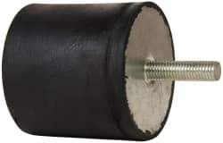 Tech Products - 910 Lb Capacity, M12 Plate/Plate Vibration Isolator - 79mm Diam, 76mm High - USA Tool & Supply