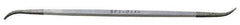 Grobet - 6" OAL Fine Square Riffler Diamond File - 1 LOC, 126 Grit - USA Tool & Supply