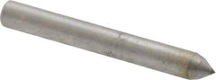 Made in USA - 1" Long x 1/8" Shank Diam Single Point Diamond Dresser - 70° Included Angle - USA Tool & Supply