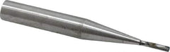 Made in USA - 1/16" Point Diam Rat Tail Radius Dresser - 3" Long x 3/8" Shank Diam - USA Tool & Supply