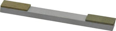 Made in USA - Fine & Very Fine, 1" Length of Cut, Double End Diamond Hone - 120 & 220 Grit, 3/8" Wide x 3/8" High x 4" OAL - USA Tool & Supply