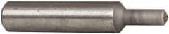 Made in USA - 0.01" Radius Single Point Diamond Dresser - 2" Long x 3/8" Shank Diam - USA Tool & Supply