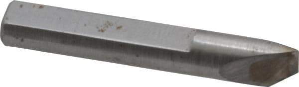 Made in USA - 0.005" Single Point Diamond Dresser - 1-9/16" Long x 1/4" Shank Diam, 40° Included Angle - USA Tool & Supply