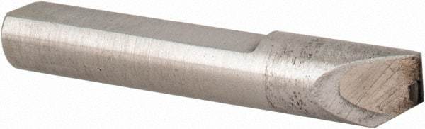 Made in USA - 0.02" Single Point Diamond Dresser - 1-9/16" Long x 1/4" Shank Diam, 40° Included Angle - USA Tool & Supply