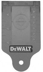 DeWALT - Laser Level Laser Target Card - Use With Rotary Laser - USA Tool & Supply